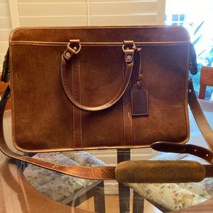 suede briefcase